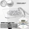 Modern Acrylic Wall Shelf Functional Acrylic Speaker Wall Mount Easy Mounting Stylish Design with Clear Sticker