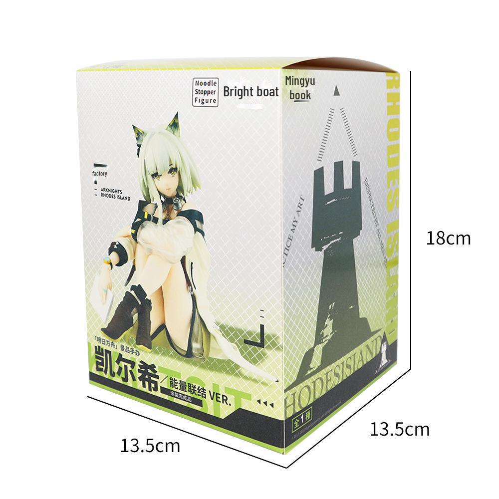 Kal'tsit Energy Link Game Peripherals: Beautiful Girl Two-Dimensional Figure and Chassis Ornament