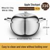Yingbai Stainless Steel Apple Pot