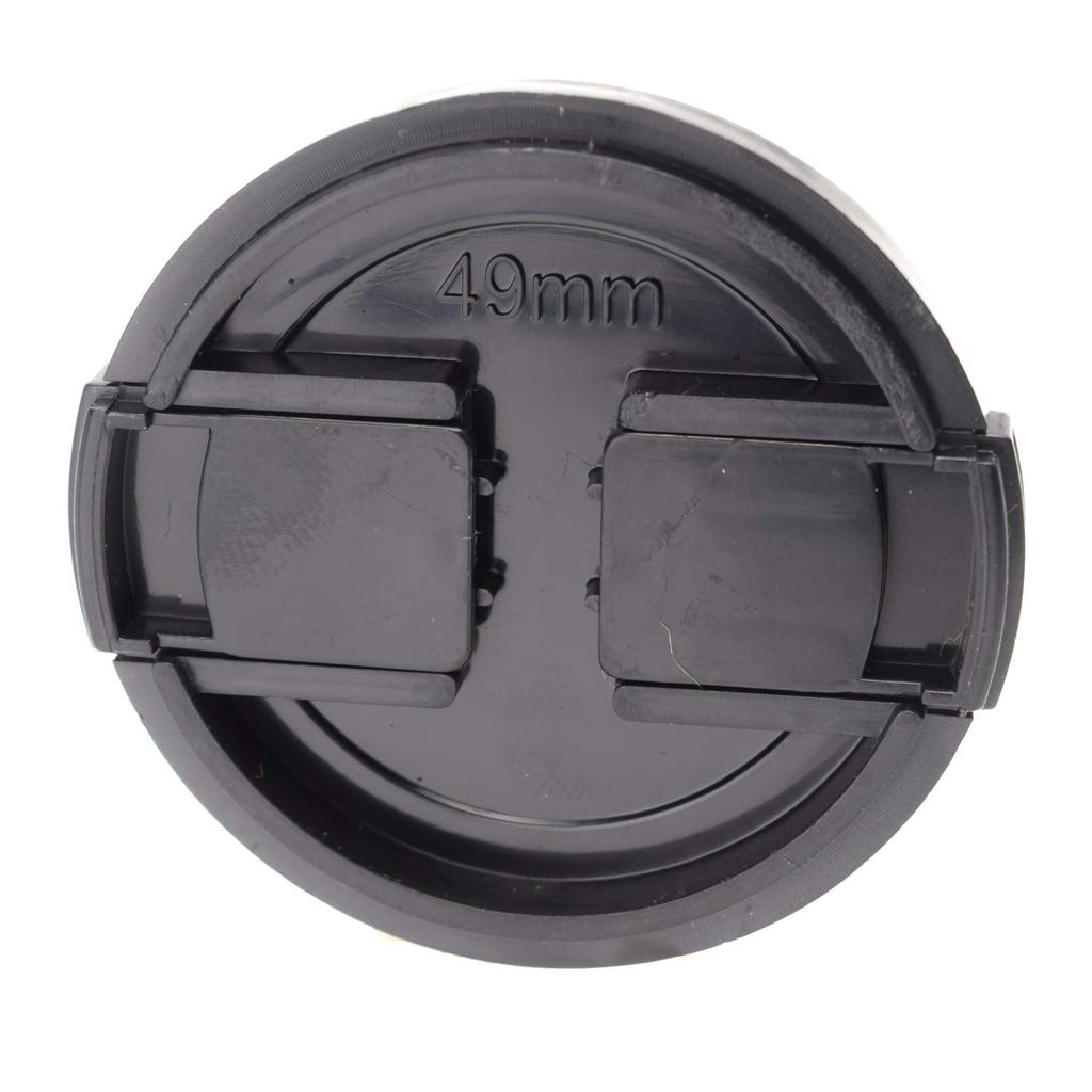Etsumi 49mm Lens Cap One-Touch II, Black, VE-2360