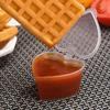 10/20/40pcs 45ml Heart-Shaped Disposable Sauce Cups Thickened for Food Service Easy Use And Clean for Takeaway Packaging