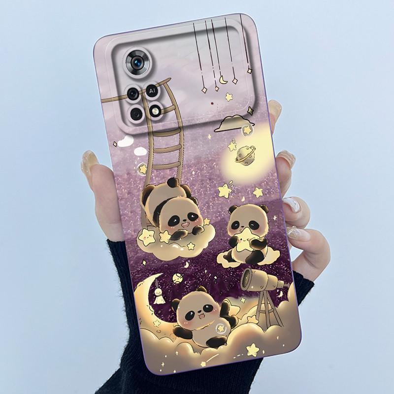 For Xiaomi Poco X4 Pro 5G Case Sweet Girls Cats Soft Silicone Phone Back Cover For Xiaomi PocoX4 M4 Pro Bumper Protective Casing