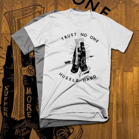 

Trust No One T-Shirt Russian Mob prison tattoo Sicario Hitman new tee 2XL