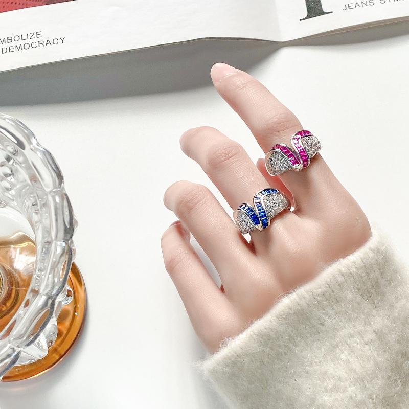 Bijoux d'Automne et d'Hiver Bague Trésor Simulation Plaqué Or Fond Cuivre Style Rétro Bague Diamant