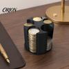 Decorative Coin Storage 3D Printed Universal Holder, Large Capacity Holder for Car, Portable Car Loose Change Organizer Rotating Organizer,