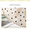 Sweet Heart-Patterned Ribbon Women Sun Hat for Outdoor Activities, Holidays Beach Bow