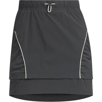 Future Style Woven Mid-Rise Slim Fit Casual Skirt Women Skirts Carbon-Black JN3510