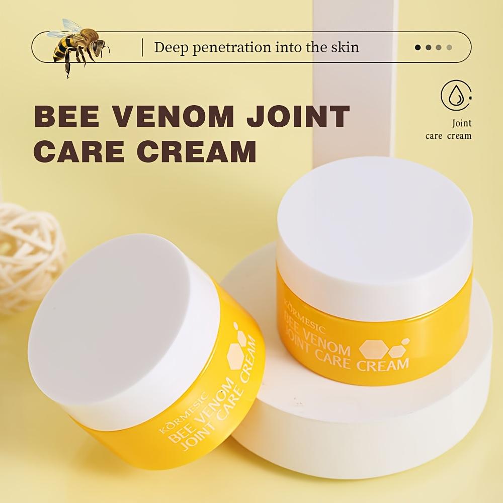 Bee Venom Joint Care Cream Fast-Acting Pain Relief Massage Balm for Arthritis Muscle Soothing Natural Formula