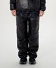 MAYOL Uniquilted Setup Pants_Glossy Black