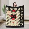 Hunter X Hunter Hisoka Decke Fleece Dekoration Anime Kawaii Manga Super Warme Kuscheldecke für Bettwäsche Auto Tagesdecken