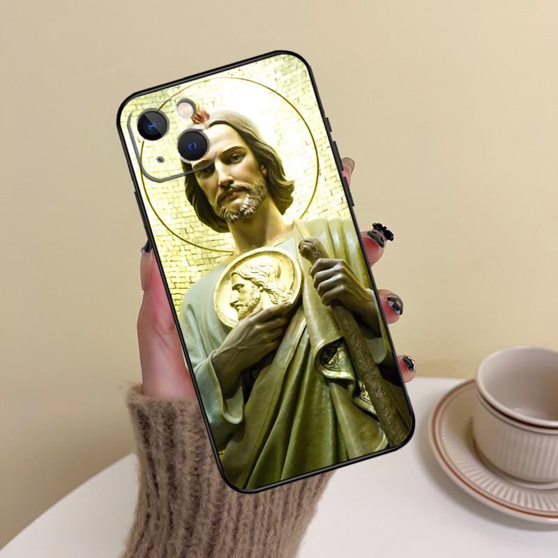 San Judas Tadeo Phone Case For iPhone 15 14 13 12 11 16 Pro Max Mini X XS XR Max 7 8 Cover Funda