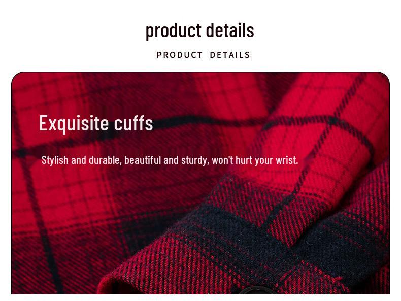 Boys' Spring & Autumn Plaid Long-Sleeve Shirt - Korean Style, Comfortable, Pure Cotton for Older Kids