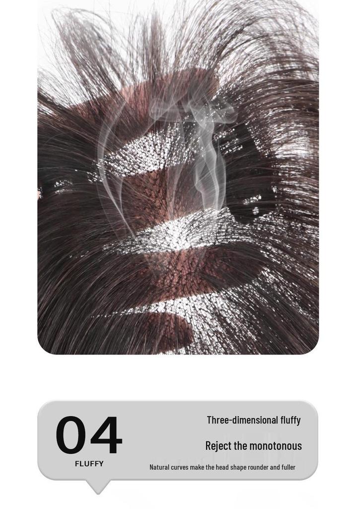 Invisible Fluffy Hair Volume Wig for Women - Seamless Real Hair Bangs Patch