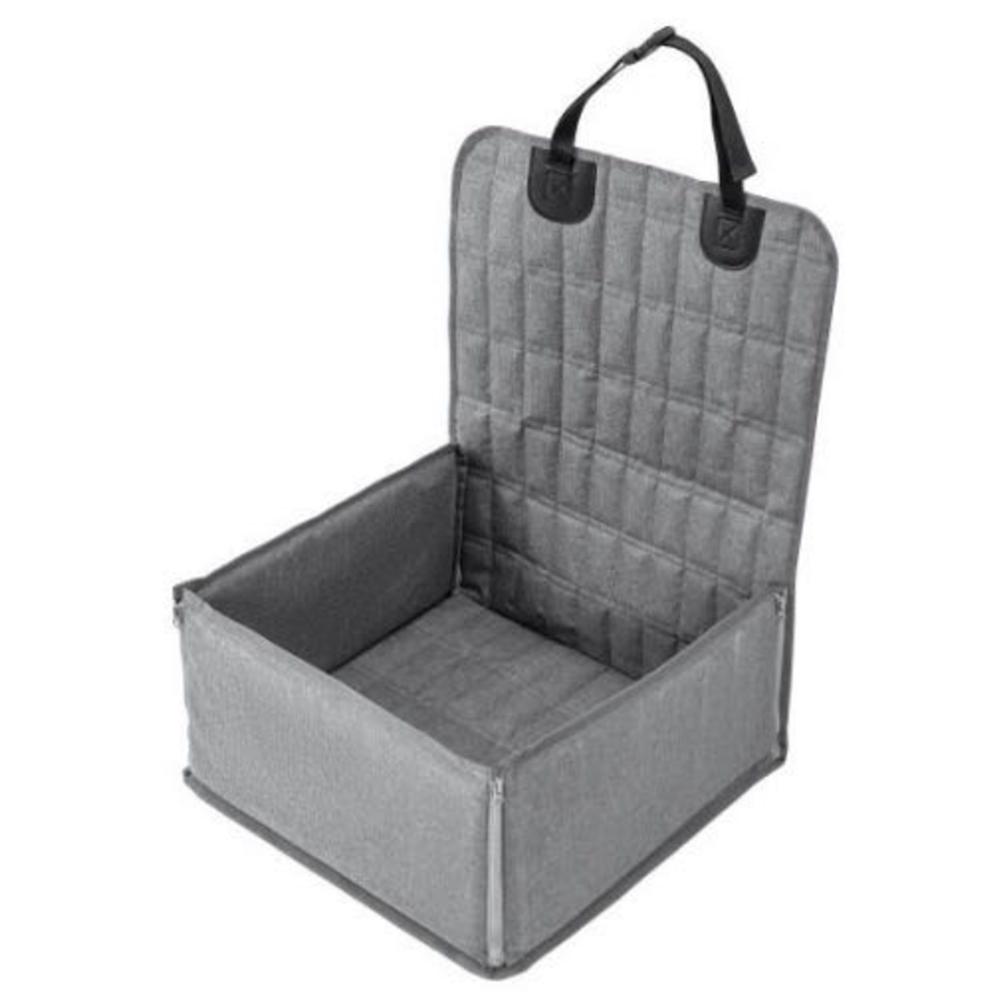 

Автокресло для собак и кошек, складное сиденье-переноска для домашних животных с ремнем безопасности, водонепроницаемый чехол на автокресло чёрный