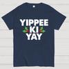Yippee Ki Yay Christmas Cotton Summer Casual Cool Loose T-Shirt