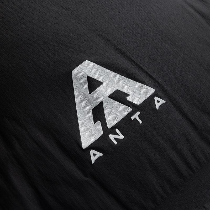 Anta Outdoor Series Seamless Pipeline Lightweight Down Commuting Hiking Waterproof Windproof Thermal Locking Hooded Down Jacket 952546907-2