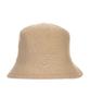 THE-ABON Women'S Day Basic Knit Bucket Hat Ivory