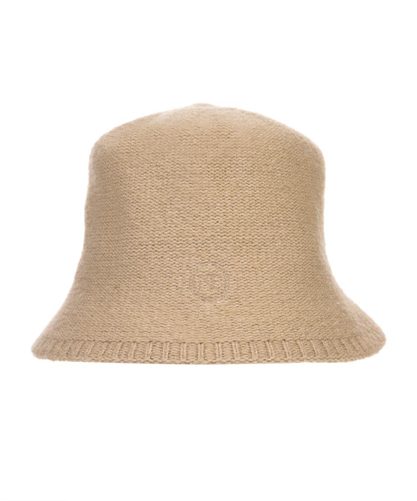 THE-ABON Women'S Day Basic Knit Bucket Hat Ivory