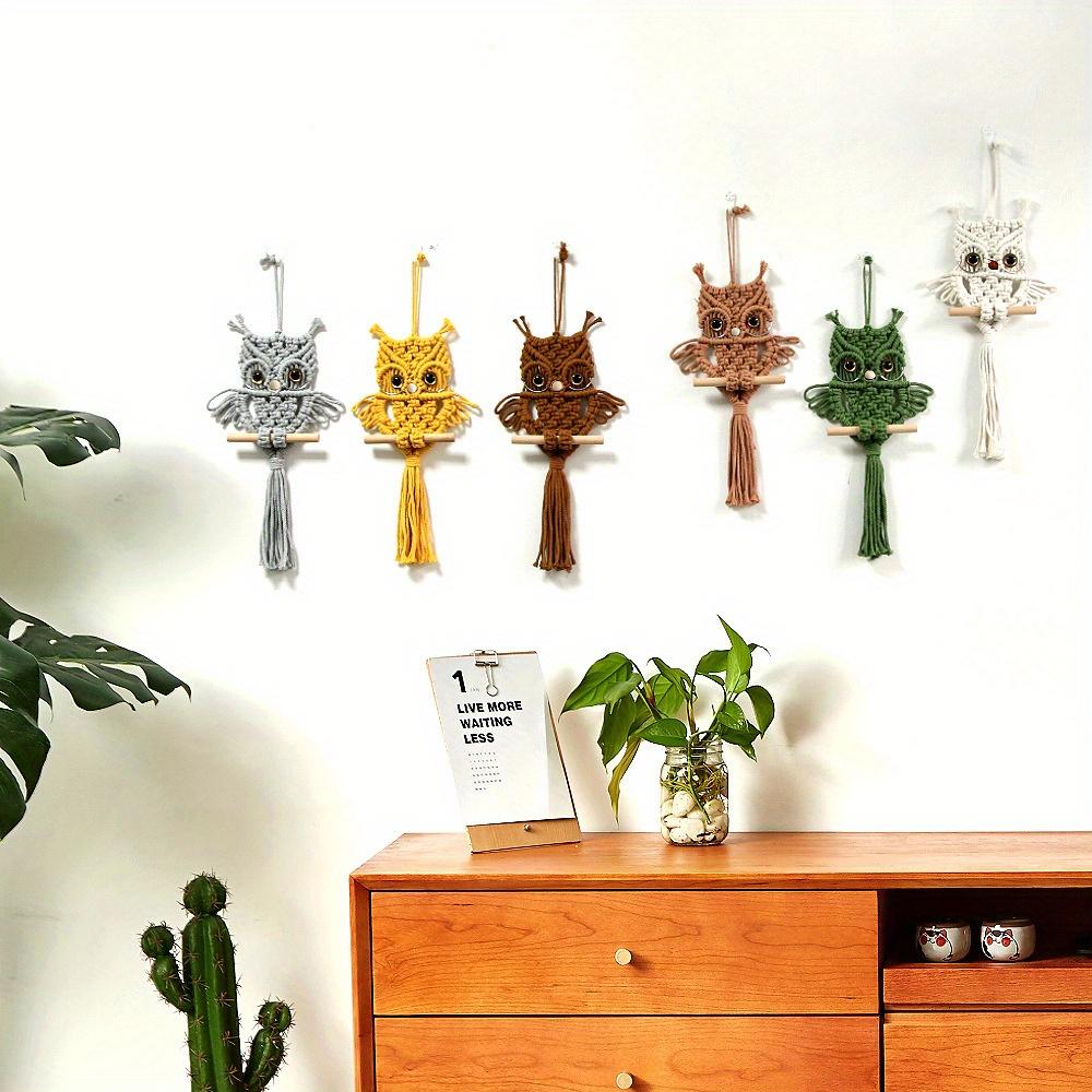 1pc Owl Pendant Handwoven Tapestry Bohemian Home Decor Room Wall Decor Suitable As a Gift for Friends and Family