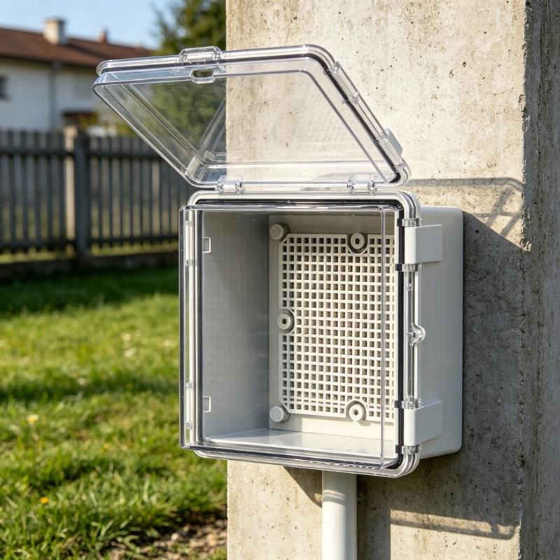 Hinged Plastic Enclosure Waterproof Power Electrical Junction Box Waterproof Outdoor Plastic Box Distribution Box