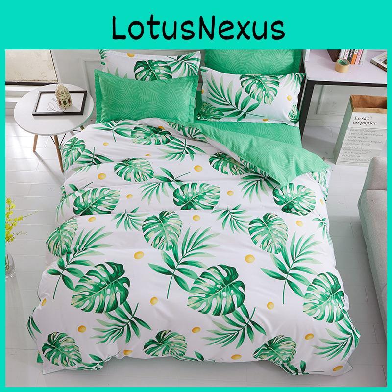 Timeless Tropical Leaf Quilt Cover Doona Cover Duvet Cover Bedding Set For Every Bedroom