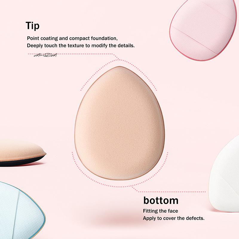 5Pcs Mini Air Cushion Foundation Puff - Small Powder Sponge Face Concealer BB Cream Cosmetic Applicator Makeup Tool
