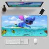 New Cute Wallpaper Stitch Mousepad Kawaii PC Keyboard Mouse Pad Laptop Gaming Accessories XXL Lockeage Non-slip Rubber Desk Mat