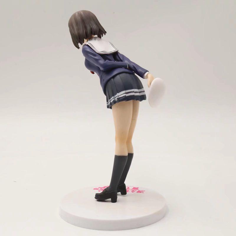 20CM Anime Saenai Heroine no Sodatekata Kato Megumi Figure School Uniform Dress Up Model Toy Gift Collection Action Figure