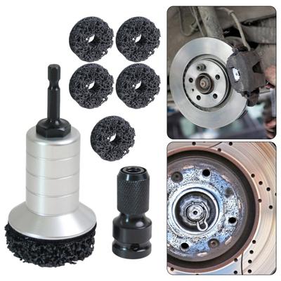 Wheel Hub Resurfacing Kit Precision Rust Removal Tool Wheel Stud Cleaner Easy Installation Automotive Maintenance Kit