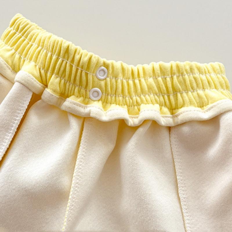 Solid Color All-match Boys Girls' Pants Spring Autumn Clothing Simple Fashion Kids Casual Trousers Loose Children Pants
