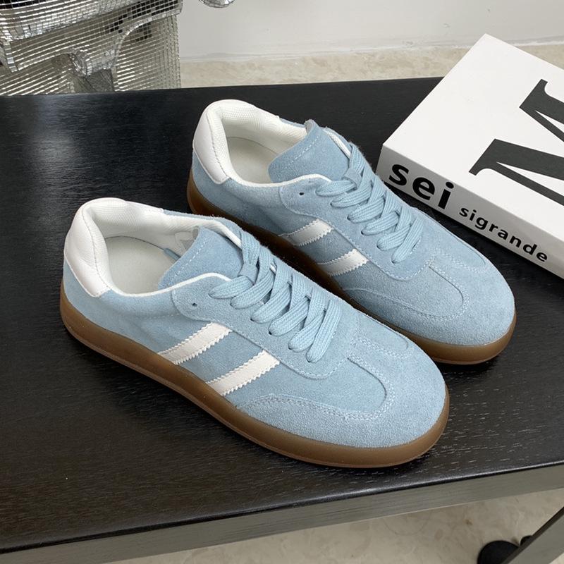 

Женские повседневные кроссовки Retro Dexun с мягкой подошвой 2024 года, универсальные и стильные плоские белые кроссовки 40