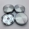 4pcs 60MM Black/Silver Emblem No Logo Car Wheel Center Caps Car Styling Accessories for VW BMW Dacia Rim Hub Hubcaps Cover BadgeKD0