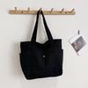 Korean Style Canvas Tote Bag Large Capacity Cloth Shoulder Bag Portable Shopping Handbag  Students