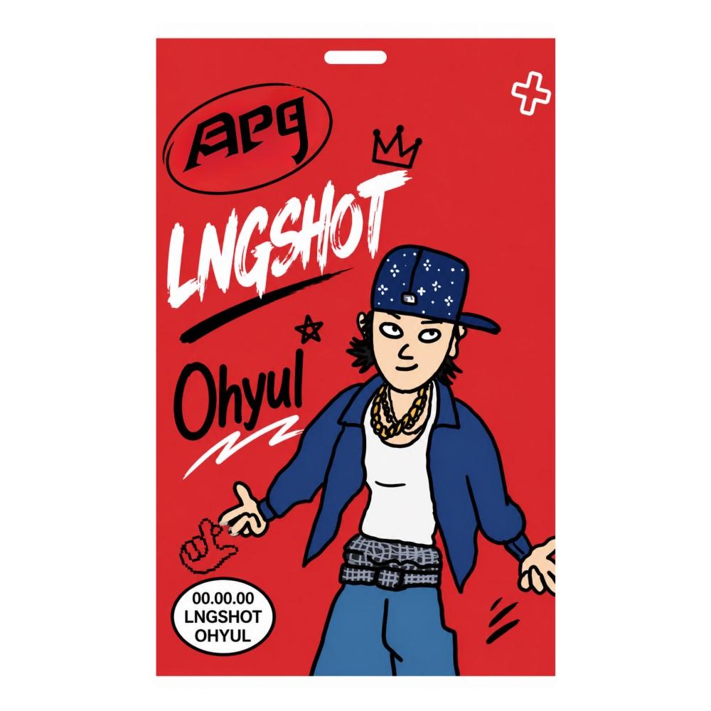 LNGSHOT × ApopGong Эксклюзивная бирка для багажа OHYUL