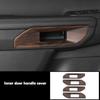 LHD RHD For Ford Ranger Wildtrak T9   2024 ABS Wood door handle bowl Central Screen trument Reading Light panle cover