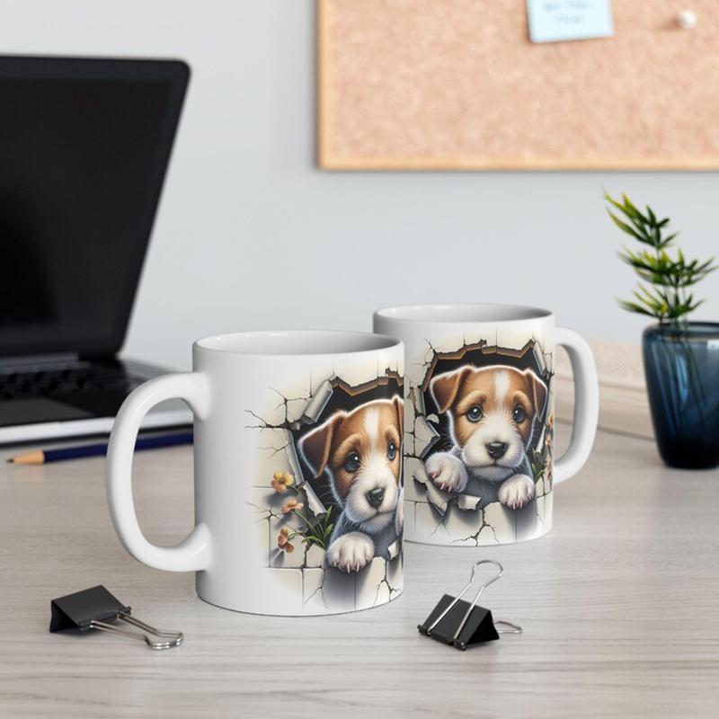 Individuelle Haustier-Namens-Tasse 11oz Personalisierte Keramik-Kaffeetasse mit dem Namen & Foto Ihres Hundes/Ihrer Katze Anpassbares Geschenk für Tierliebhaber