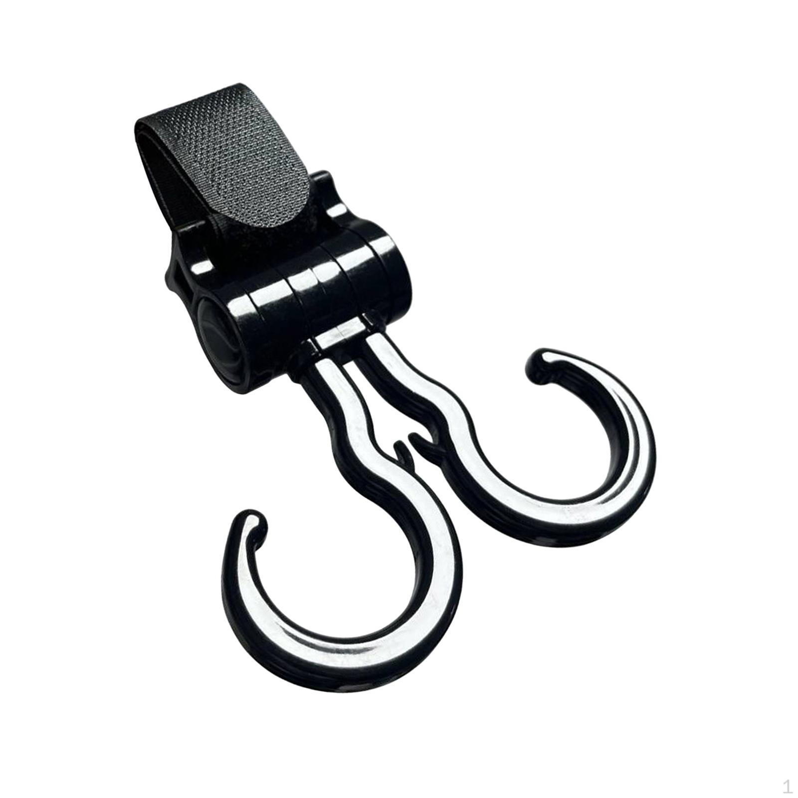 

Крючки для детских колясок с поворотом на градус, крючок для сумок для покупок, велосипеда, коляски, автомобиля