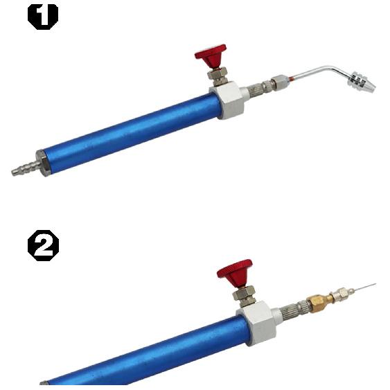 Universal Oxy-Hydrogen Gas Torch Flame Generator with 4 Copper Nozzles & Flashback Arrestor for HHO Polishing & Welding Machine