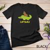 Capybara Riding Alligator, Pet Dad Mom Boy Girl Kids Outfit Unisex T-shirt