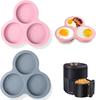 1pc Reusable Non-Stick Silicone Baking Mold - Flexible Food Grade Silica Gel Cake Baking Tray with Triangle Design for Omelettes, Hamburgers, Pancakes