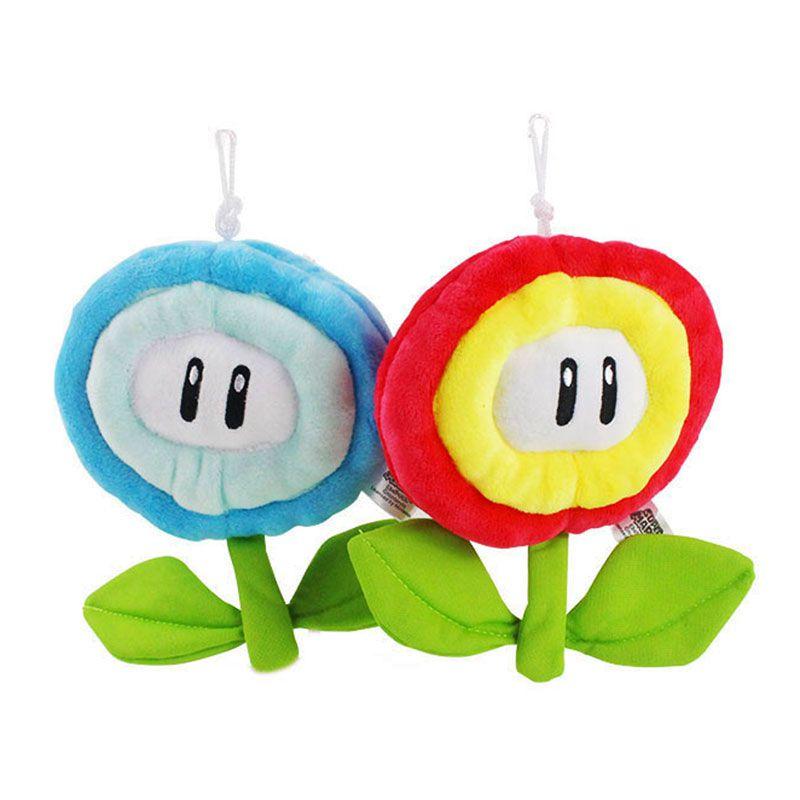 Super Mario Brothers Fire Flower Plush Toy Adorned With Soft Sunflower Design For Comfort