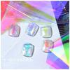 Mirror Glitter Decal Nail Foil Film Laser Cellophane Aurora Broken Glass Foils Nails Art Decoration