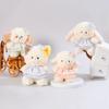 Kawaii Dress Animal Plush Toys Set Stuffed Bear Rabbit Sheep Cat Dog Dolls Soft Room Decor Gifts For Girls Xmas Birthday