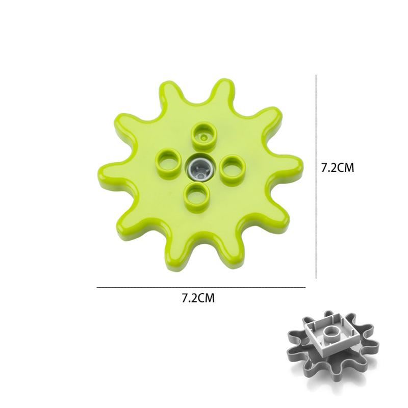 Big Building Blocks Playground Parts Slide Ladder Gear Swing Compatible Bricks Baby Assemble Interactive Toys Gift