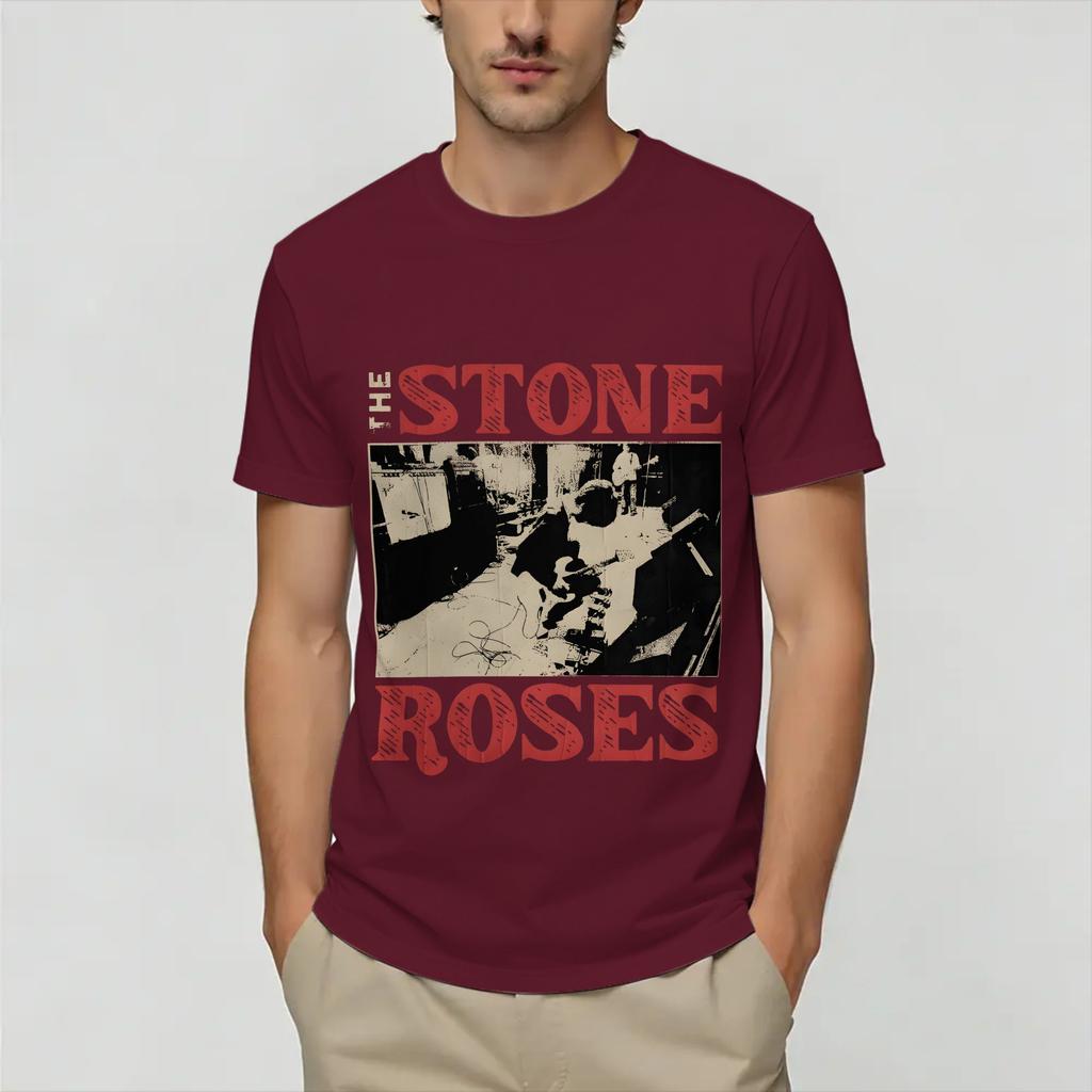 The Stone Roses T Shirt Summer Harajuku T Shirts Unisex 100 Cotton ONeck Plus Size 5XL Tees ShortSleeve Vintage Tops