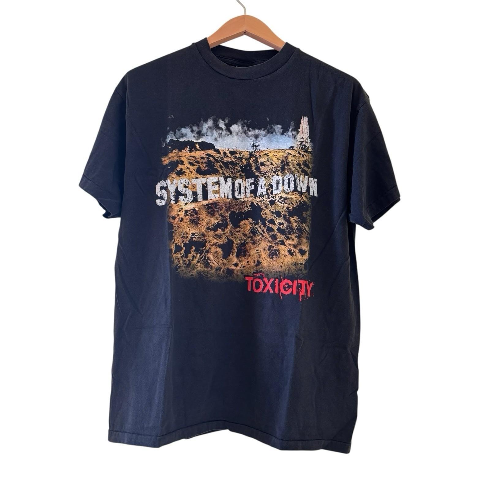 

Vintage System Of A Down Toxicity Tour 1994 XL Band Graphic Reprint Unisex T-Shirt S