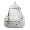 Schoolbag new Korean version ins literary double backpack Xiaoqing Xinfeng junior and high school students backpack large-capacity casual schoolbag