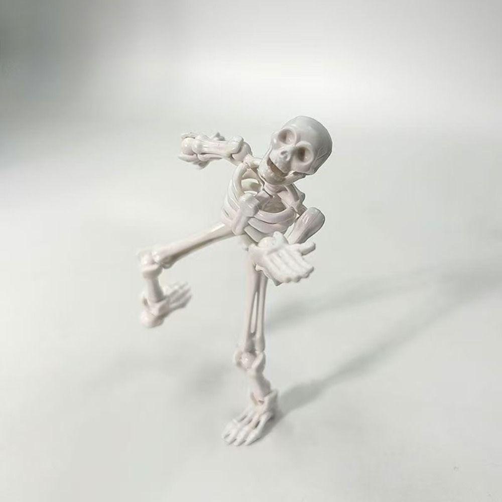 Glow in Dark Dancing Skeleton Aquarium Bubbler Water Wiggling Skeleton Decor Fish Landscaping