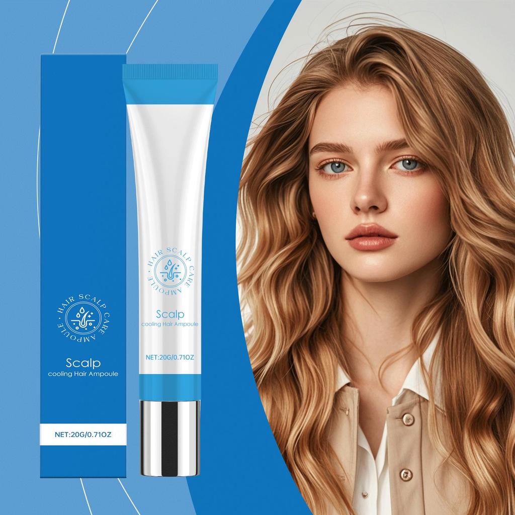 Hair Ampoule Serum Scalpy Hair Growth Serum Roll on for Thicker Refreshing Scalp Treatment Reduces Breakage Hair Care Products