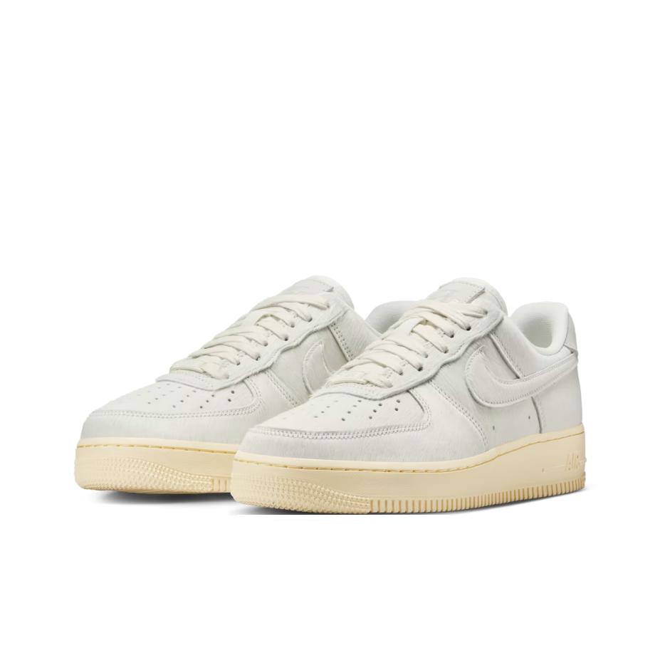 Nike  Air Force 1 Low Pony Hair Women Sneakers Cream Sail Muslin II7398-100
